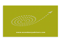 Acendancy Advisors business card back.