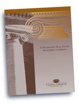 Capital Growth Properties Presentation Pocket Folder.