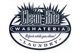 Clean-Rite Washateria logo.