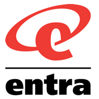 Entra Technologies logo.