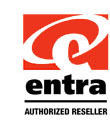 Entra Authorized Reseller Sticker.