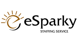 eSparky Staffing Service logo.