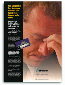 finnigan trade Ad.