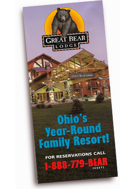 Great Bear Lodge trifold brochure.