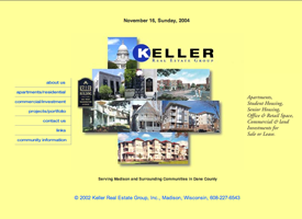 The Keller Real Estate Group website.