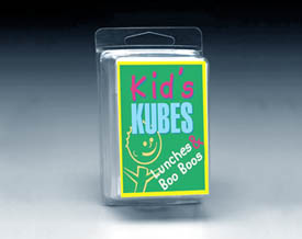 Kid's Kubes Packaging.