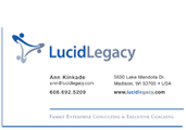 Lucid Legacy business card front