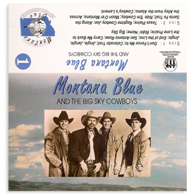 Montana Blue cassette jewel case insert.