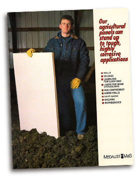 Medalist M&S agricultural panel brochure.