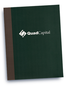 Quad Capital Pocket Folder.