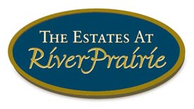 Estates at River Prairie logo.