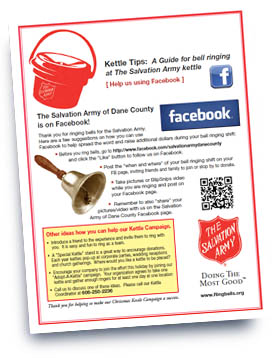 Salvation Army of Dane County Facebook flyer.