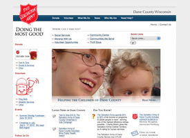 The Salvation Army of Dane County website.