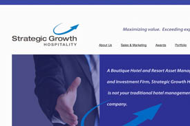 The Strattegic Growth Hospitality website.
