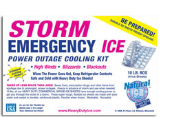 Storm Ice Kit.