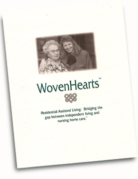 WovenHearts Q & A prospective resident brochure.