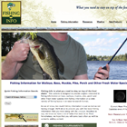 fishing.Info for bass, walleye, muskie and other game fish.