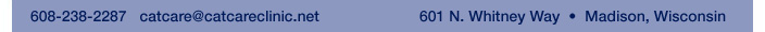 Based in Madison, Wisconsin, the Cat Care Clinic is a veterinarian clinic specifically devoted to the care of cats and cats only.