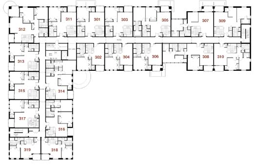 third floor footprint