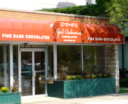 Gail Ambrosius Chocolatier on Atwood Ave. in Madison, Wisconsin