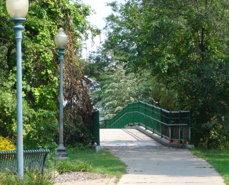Crossing the Yahara River