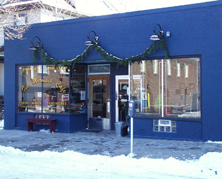 Mermaid Cafe coffee, panini, malts and sandwiches at 1929 Atwood Ave. in Madison, Wisconsin