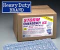 Storm Emergency Ice to keep food cold and safe during power outages.