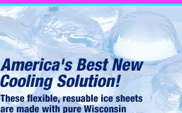 No water mess. Keeps food cold and dry.