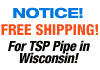 Pinnacle Supply is offering FREE Shipping on Time Saver Pipe in Wisconsin.
