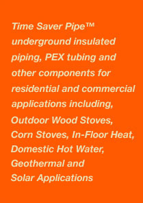 PEX tubing is specifically suited to hydronic systems.