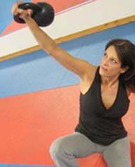 Kettlebell training  works for both men and women.