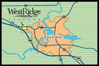 WestRidge Village Location Map