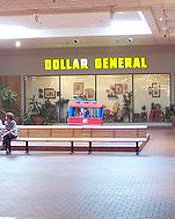 Dollar General at the River City Mall in Downtown Keokuk, Iowa